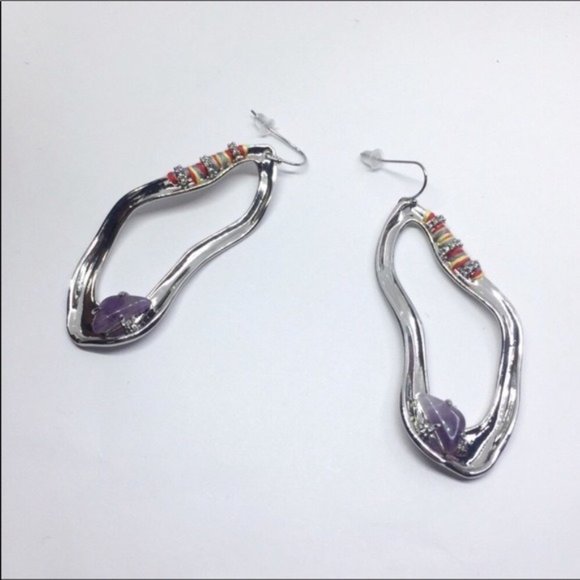 NWOT Alexis Bittar Silver Beads Drop Earrings - Picture 4 of 4